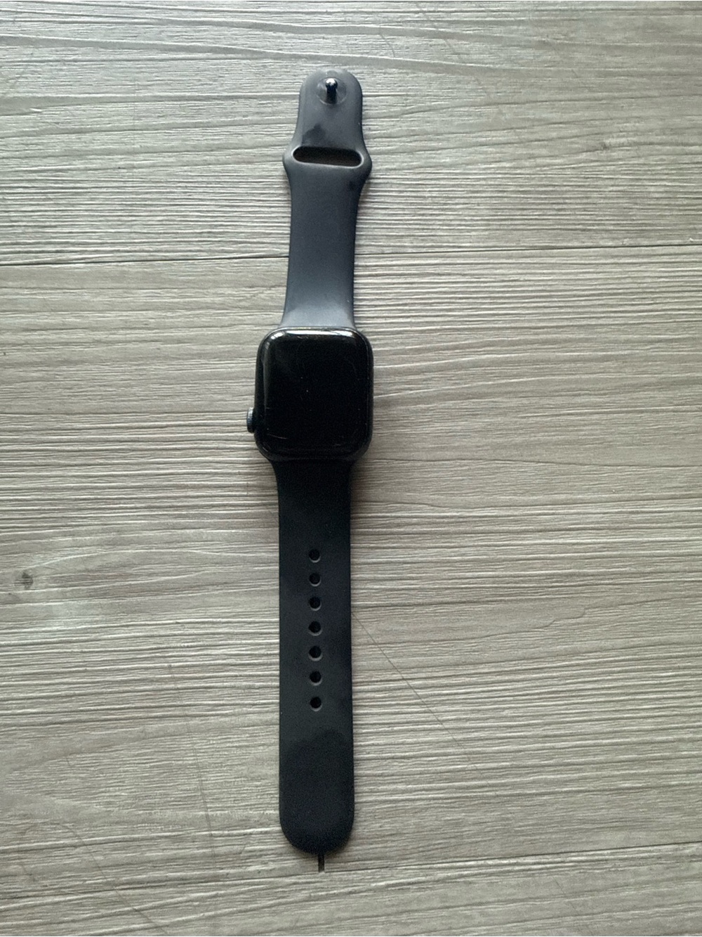 Black Smartwatch with Black Band - Apple Watch Series 8 41 mm small wrist band